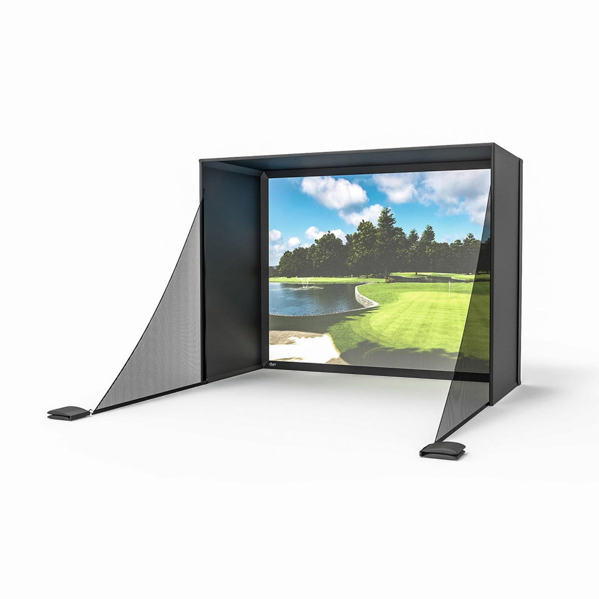 Carl’s Place DIY Golf Simulator Enclosure Kit with Impact Screen - Game Den HQ