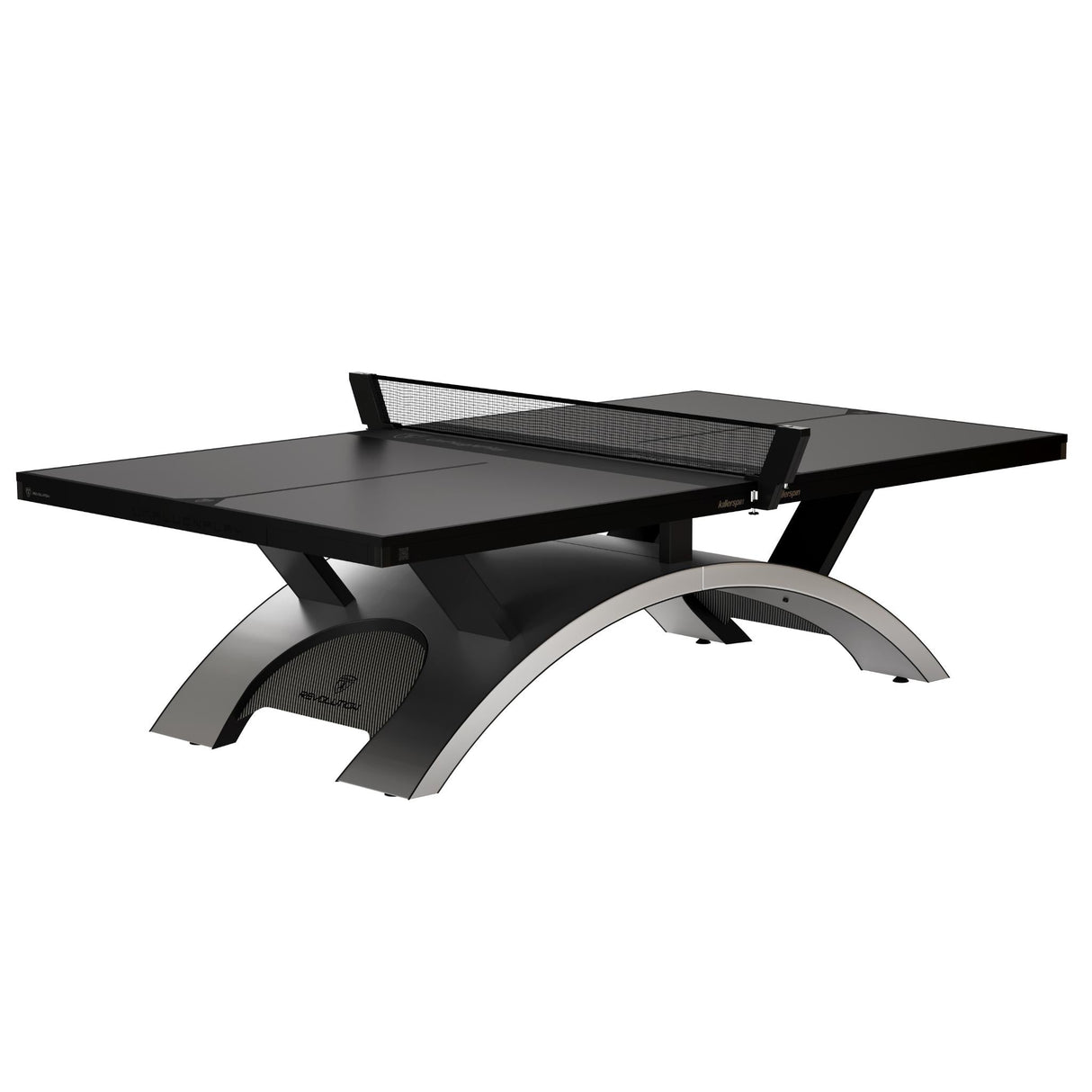 Killerspin Revolution SVR Indoor Ping Pong Table - 2025 Model - Platinum Black - Game Den HQ