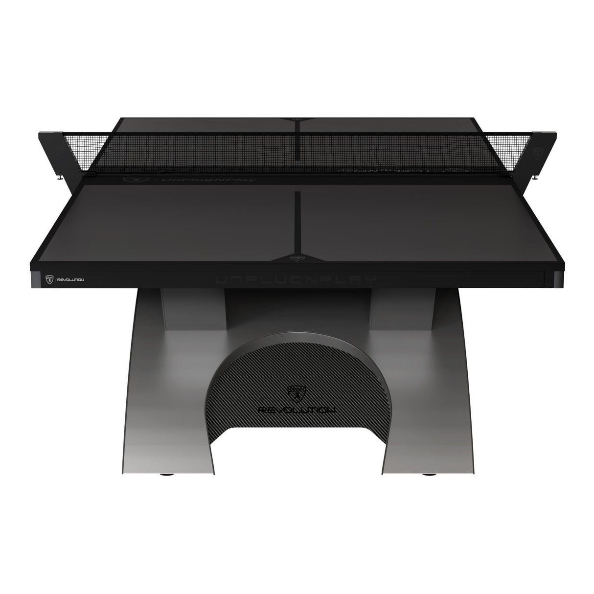 Killerspin Revolution SVR Indoor Ping Pong Table - 2025 Model - Platinum Black - Game Den HQ