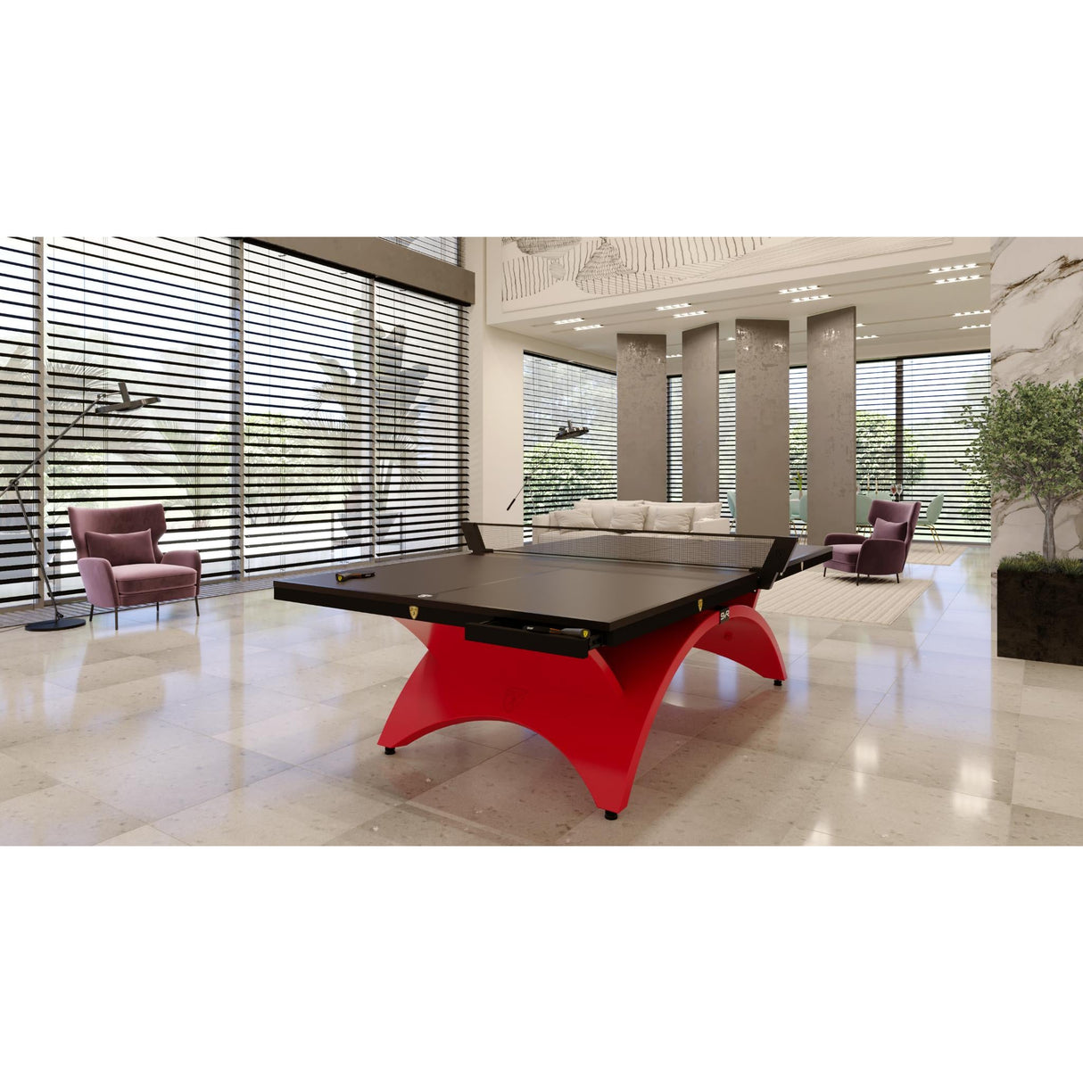 Killerspin Revolution SVR Rosso Indoor Tennis Table - Game Den HQ