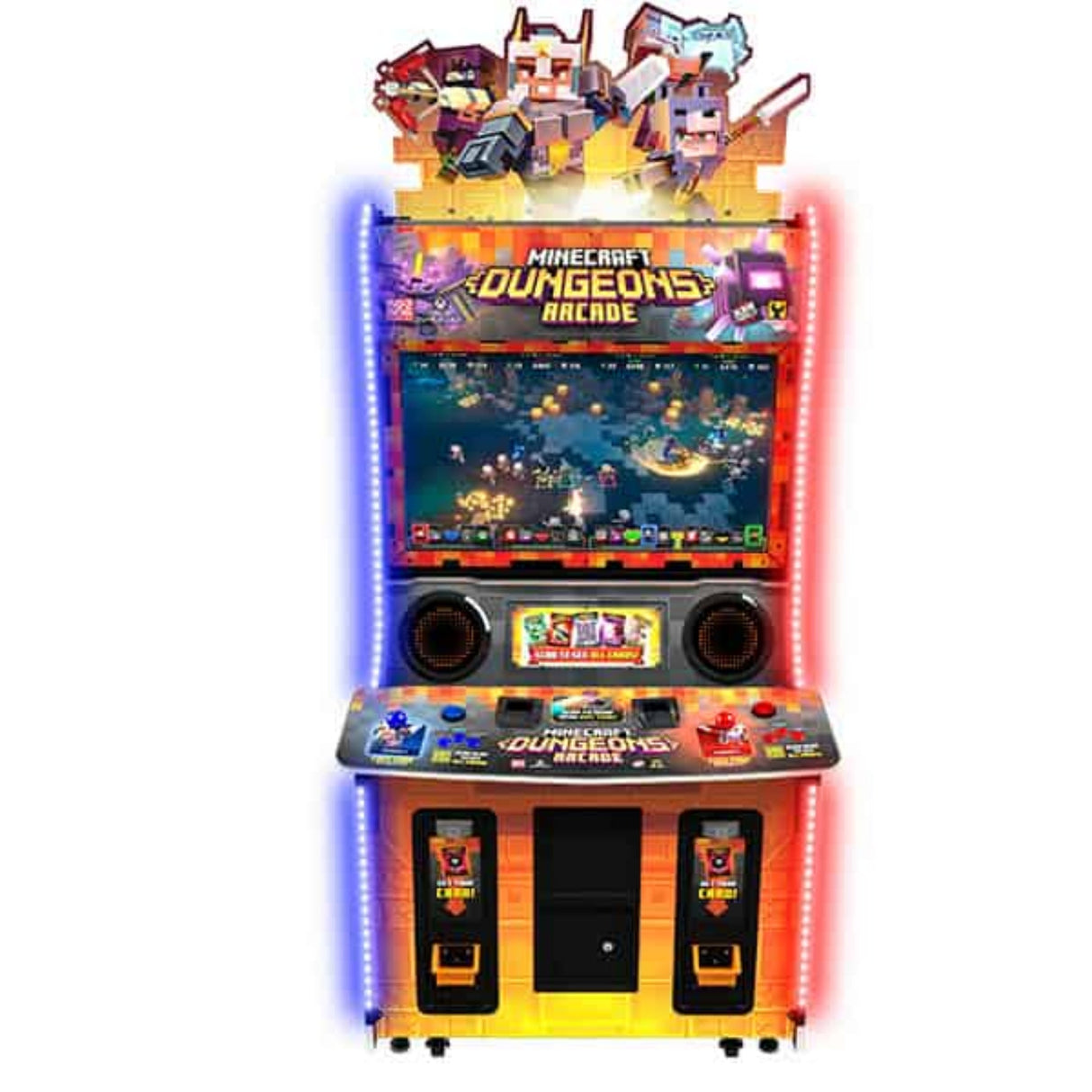 Raw Thrills Minecraft Dungeons Arcade 2 - Player - Game Den HQ