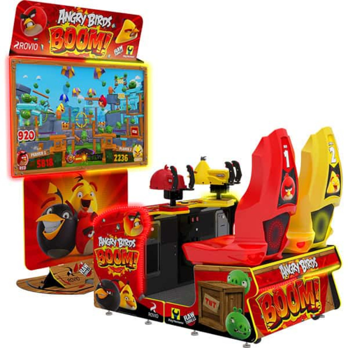 Raw Thrills Angry Birds Boom! Arcade Game
