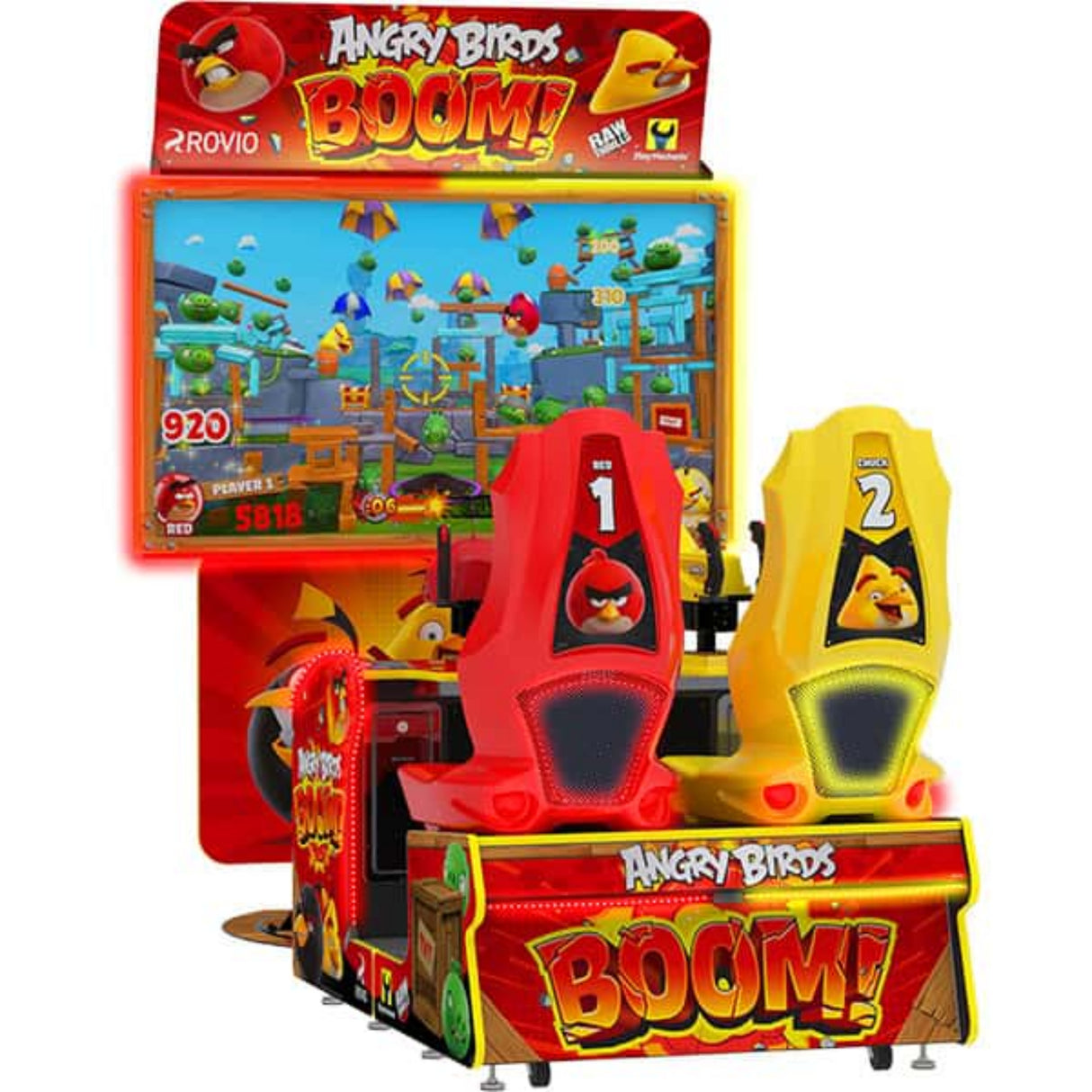 Raw Thrills Angry Birds Boom! Arcade Game