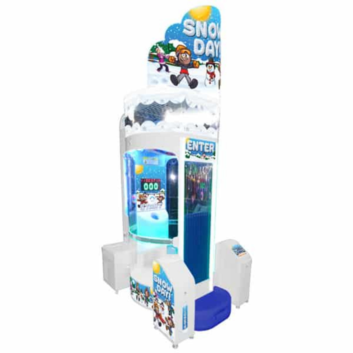 Coastal Amusements Snow Day