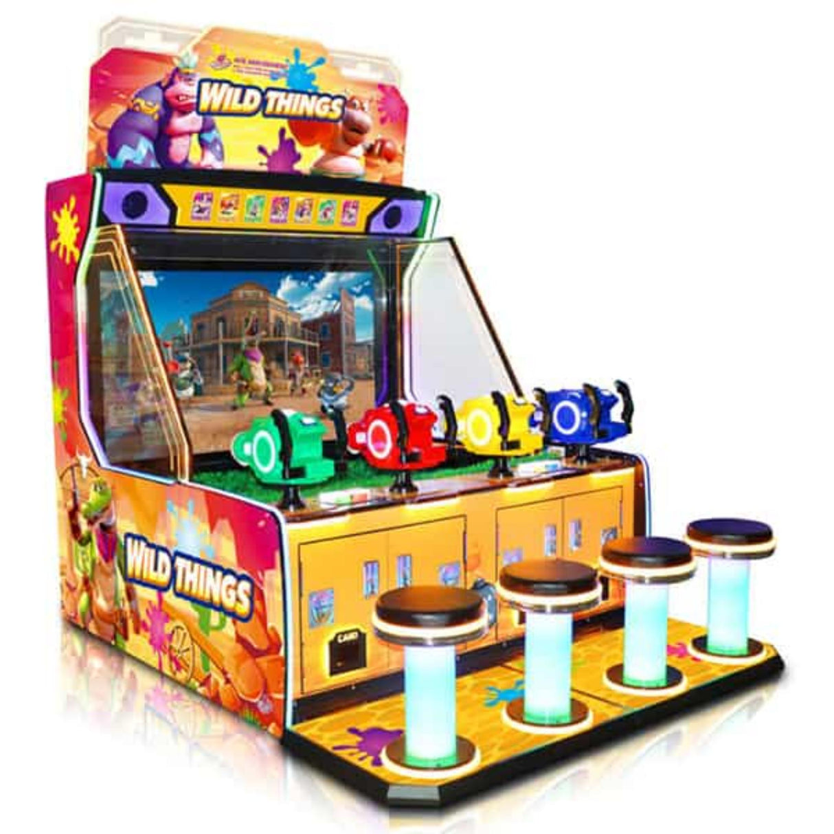Coastal Amusements Wild Things 4 Player Water Shooter