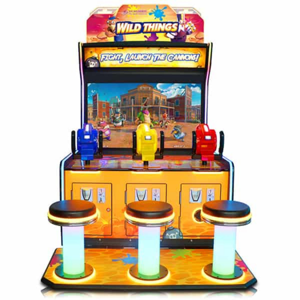 Coastal Amusements Wild Things 3 Player Laser Shooter