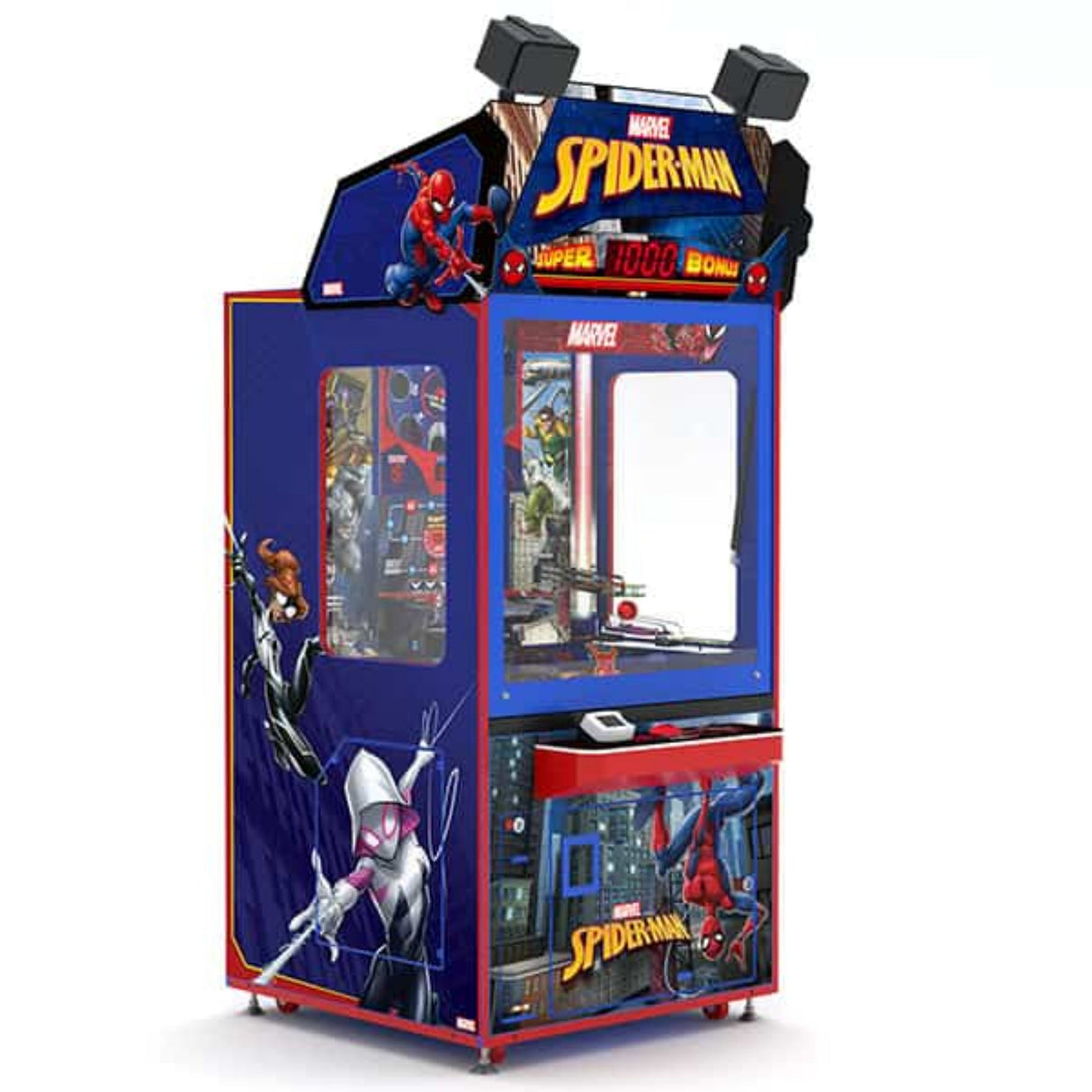Andamiro Spider - Man Coin Pusher 1 Player - Game Den HQ