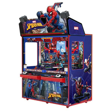 Andamiro Spider - Man Coin Pusher 2 Player - Game Den HQ