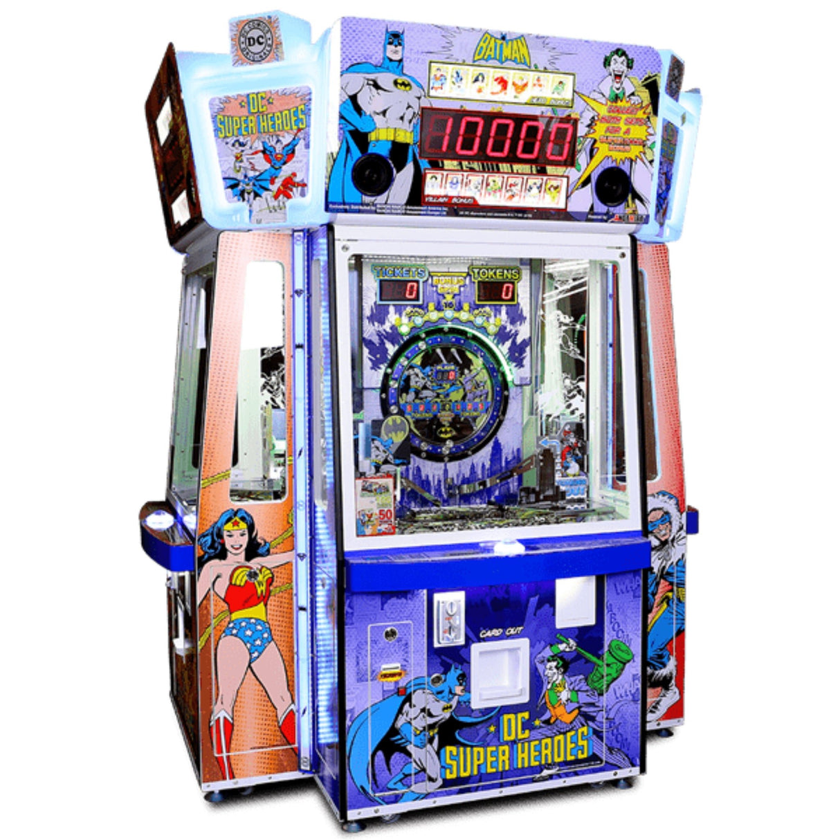 Bandai Namco Arcade DC Superheroes Coin - Pusher - Game Den HQ