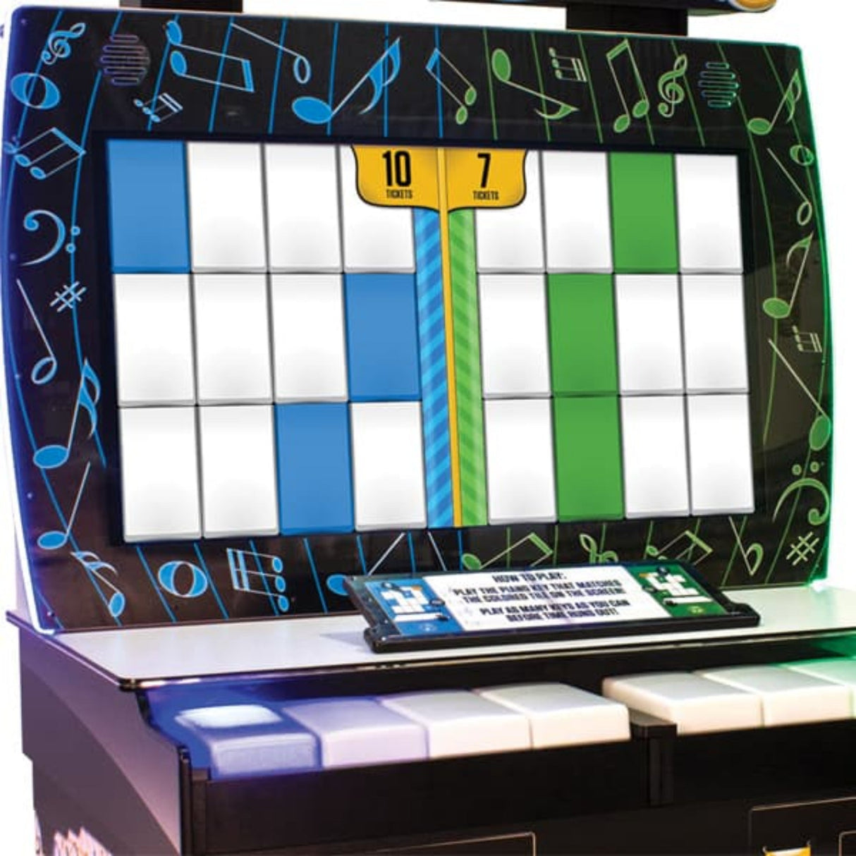 Bay Tek Entertainment Grand Piano Keys - Game Den HQ