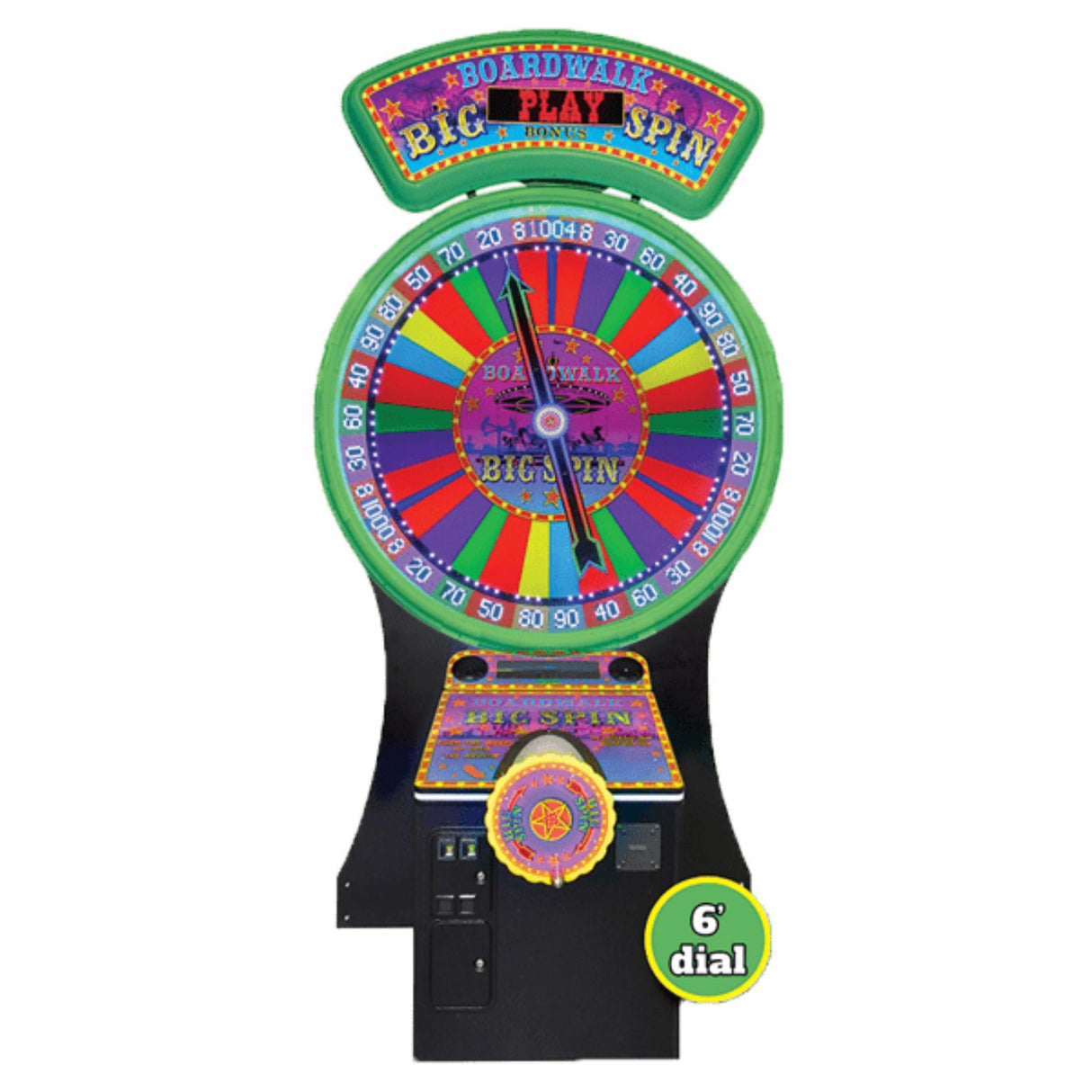 Coastal Amusements Boardwalk Big Spin - Game Den HQ