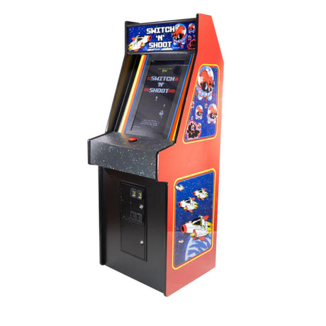 Fun Company Switch 'N' Shoot Arcade Game Cabinet - Game Den HQ