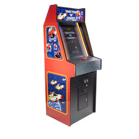 Fun Company Switch 'N' Shoot Arcade Game Cabinet - Game Den HQ