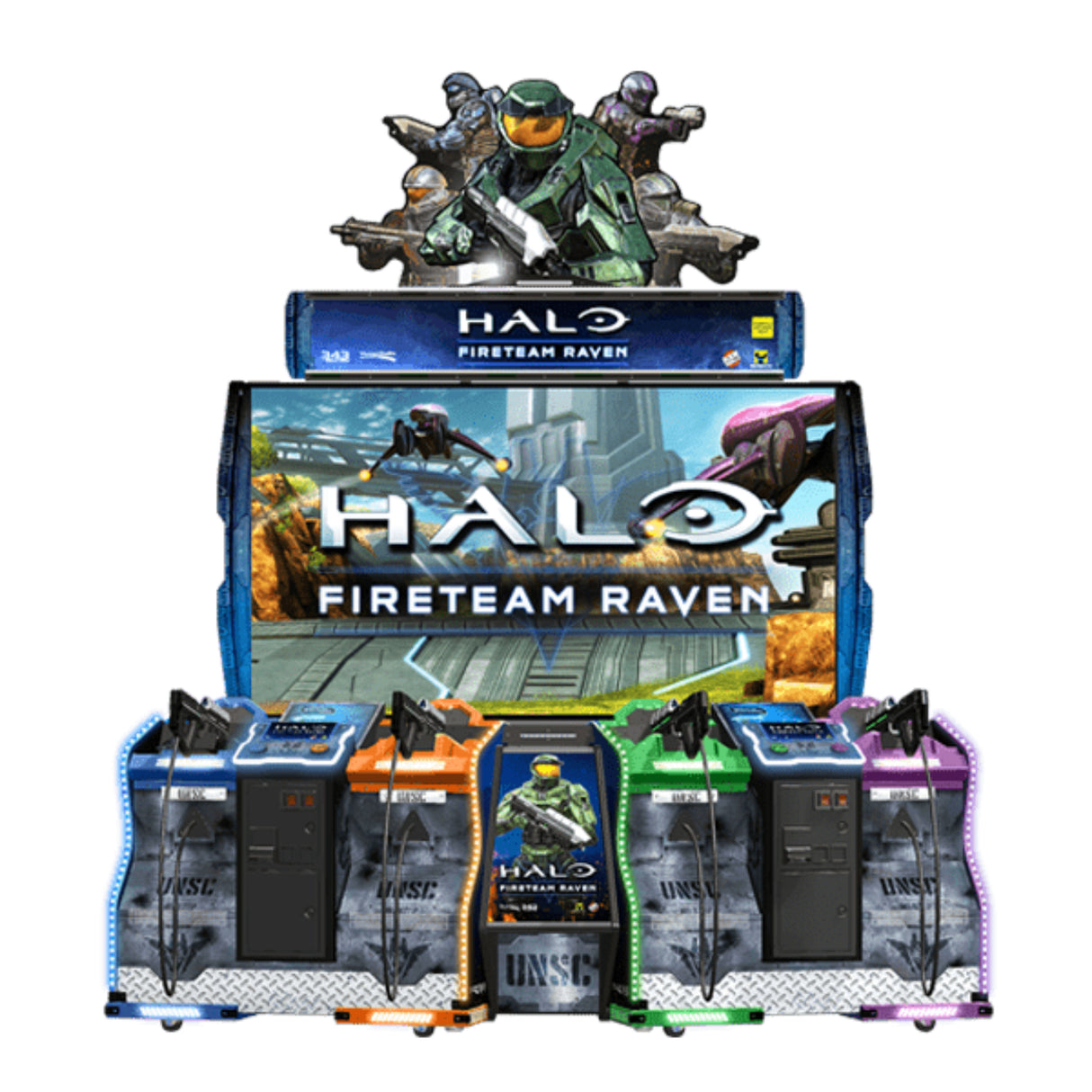 Raw Thrills Halo: Fireteam Raven – 4-Player Tethered