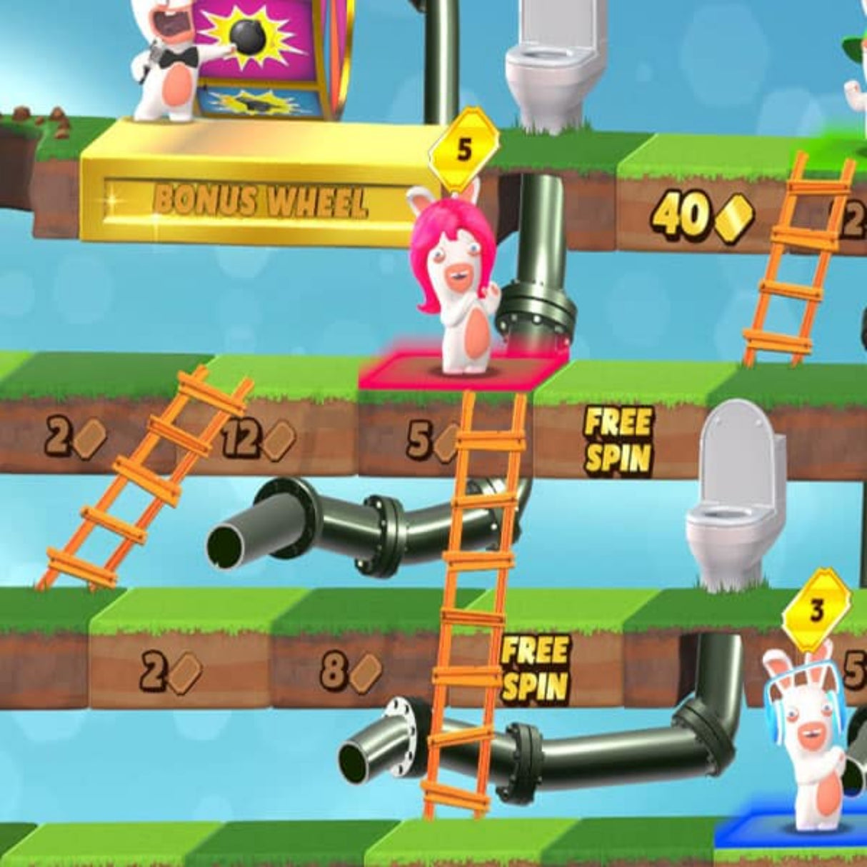 Rabbids & Ladders