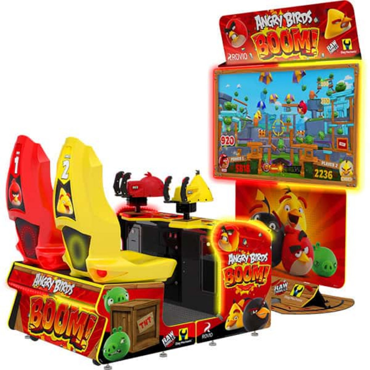 Raw Thrills Angry Birds Boom! Arcade Game - Game Den HQ