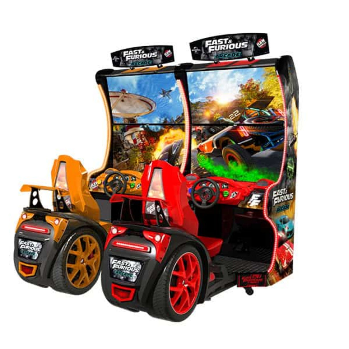 Raw Thrills Fast & Furious Arcade Standard 43″ - Game Den HQ
