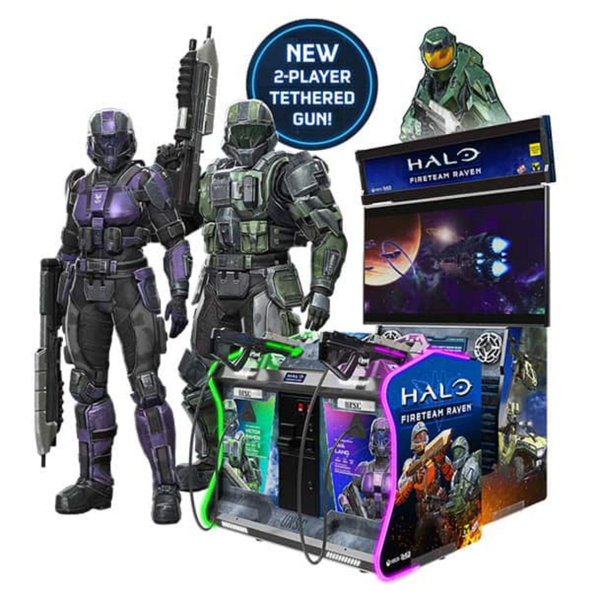 Raw Thrills Halo Fireteam Raven 2 Player Tethered - Game Den HQ