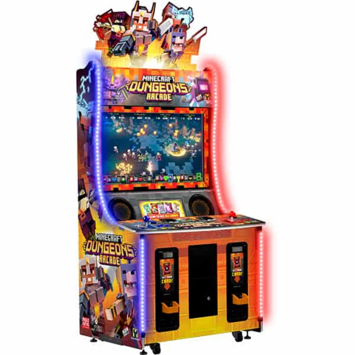 Raw Thrills Minecraft Dungeons Arcade 2 - Player - Game Den HQ