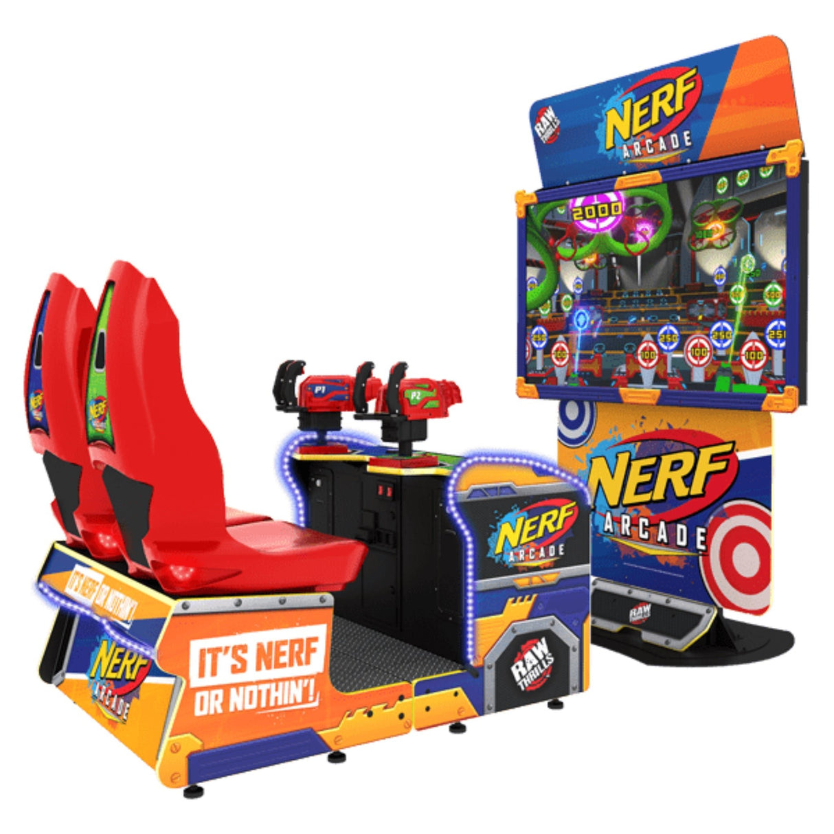Raw Thrills Nerf Arcade - Game Den HQ