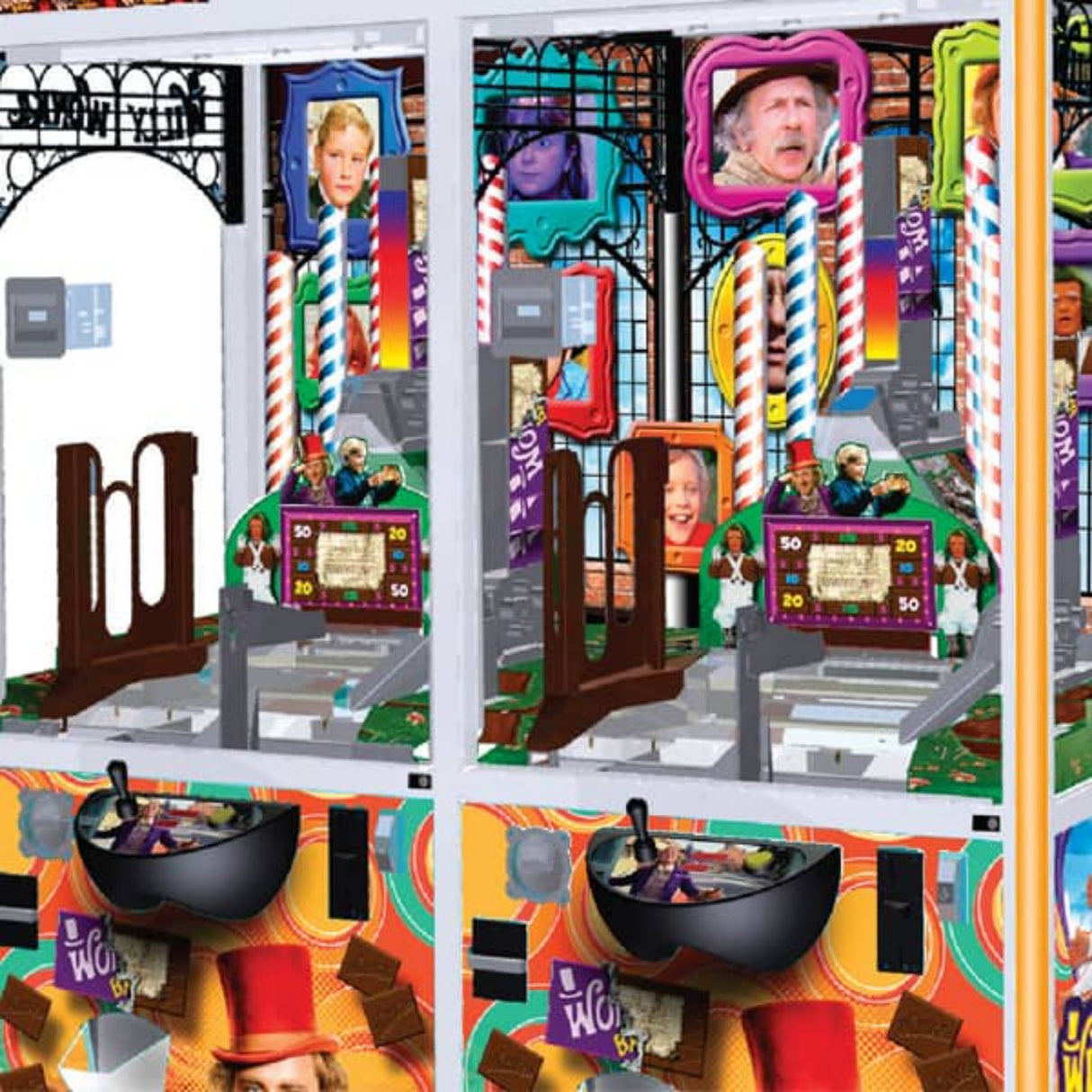 Elaut Amusement Games Willy Wonka Coin Pusher